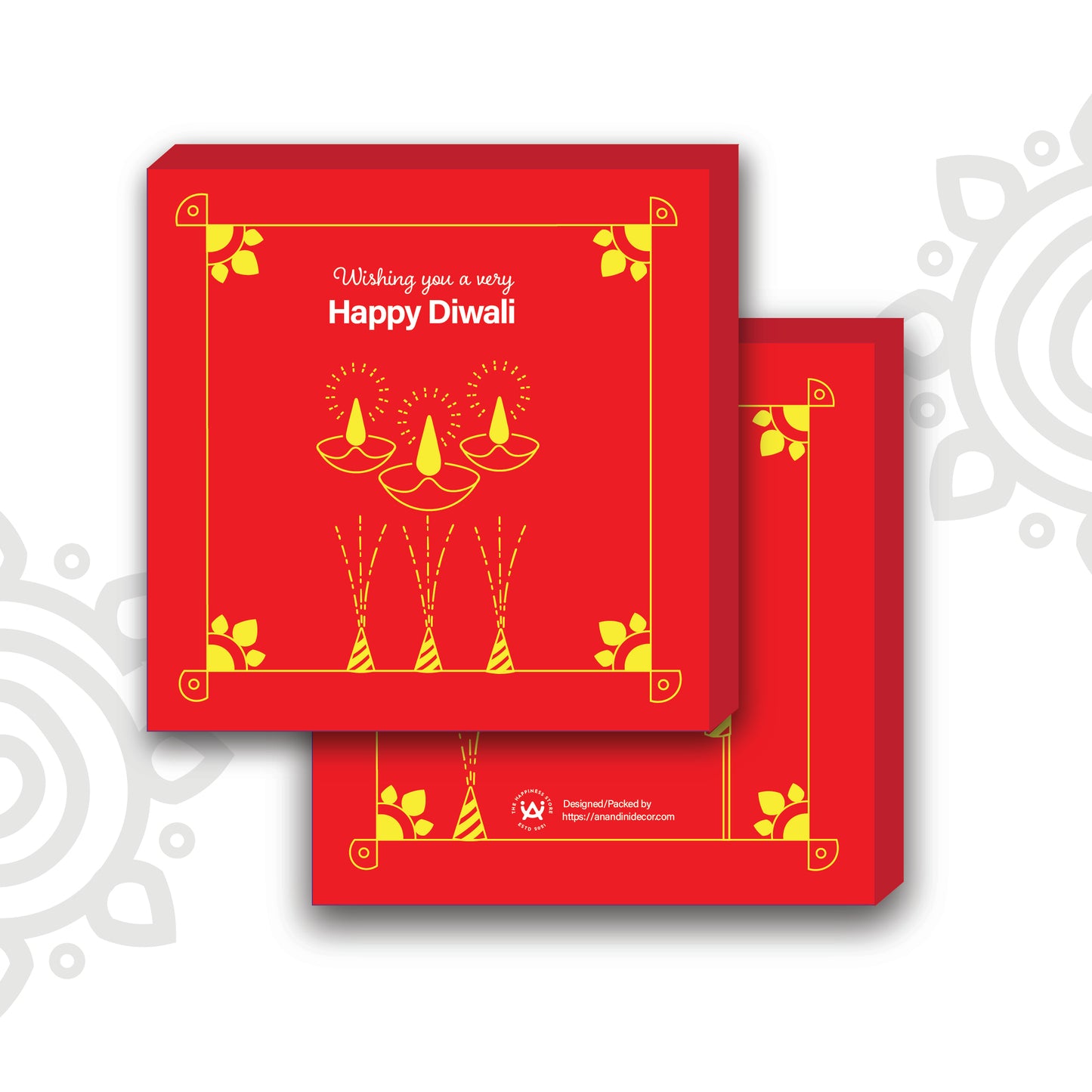 Shubh Deepawali | Boxed set of Goddess Lakshmi photo frame + Wooden Stand