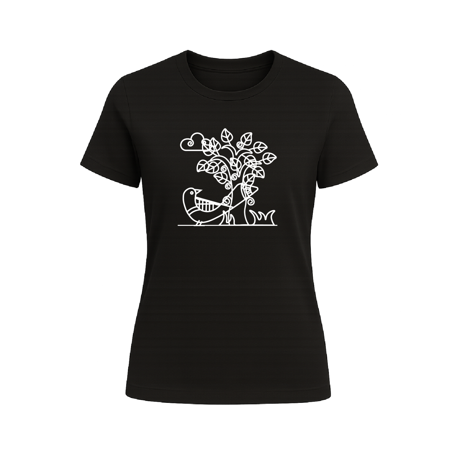 Alpona | Bengali Folk Art | Printed 100% Cotton Unisex T-Shirt - Style #10