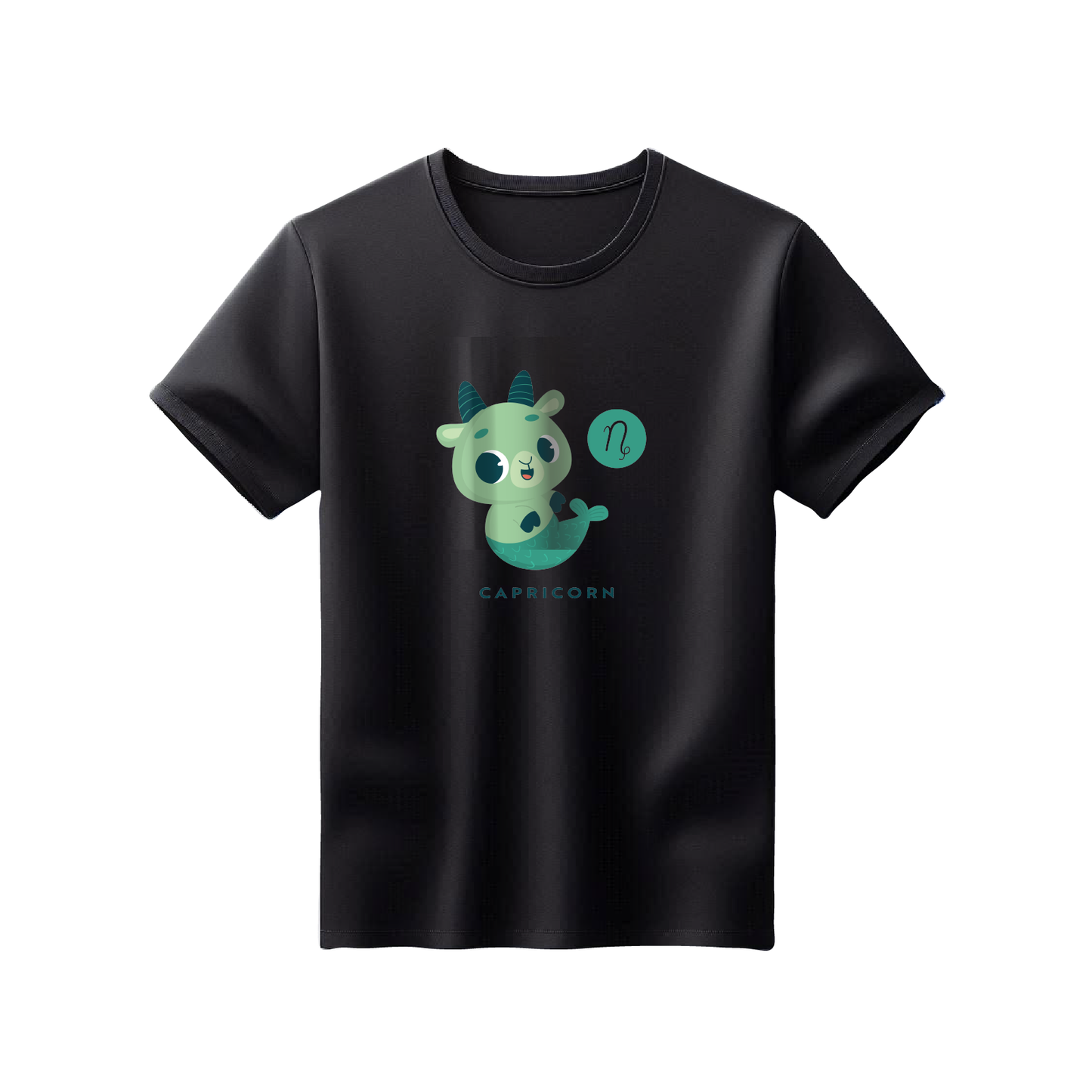 Zodiac Sign - Capricorn - Printed 100% Cotton T-Shirt - Unisex