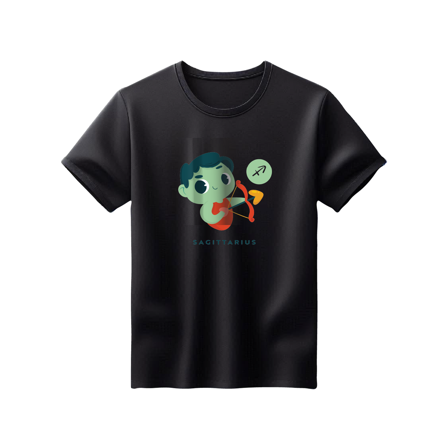 Zodiac Sign - Sagittarius - Printed 100% Cotton T-Shirt - Unisex