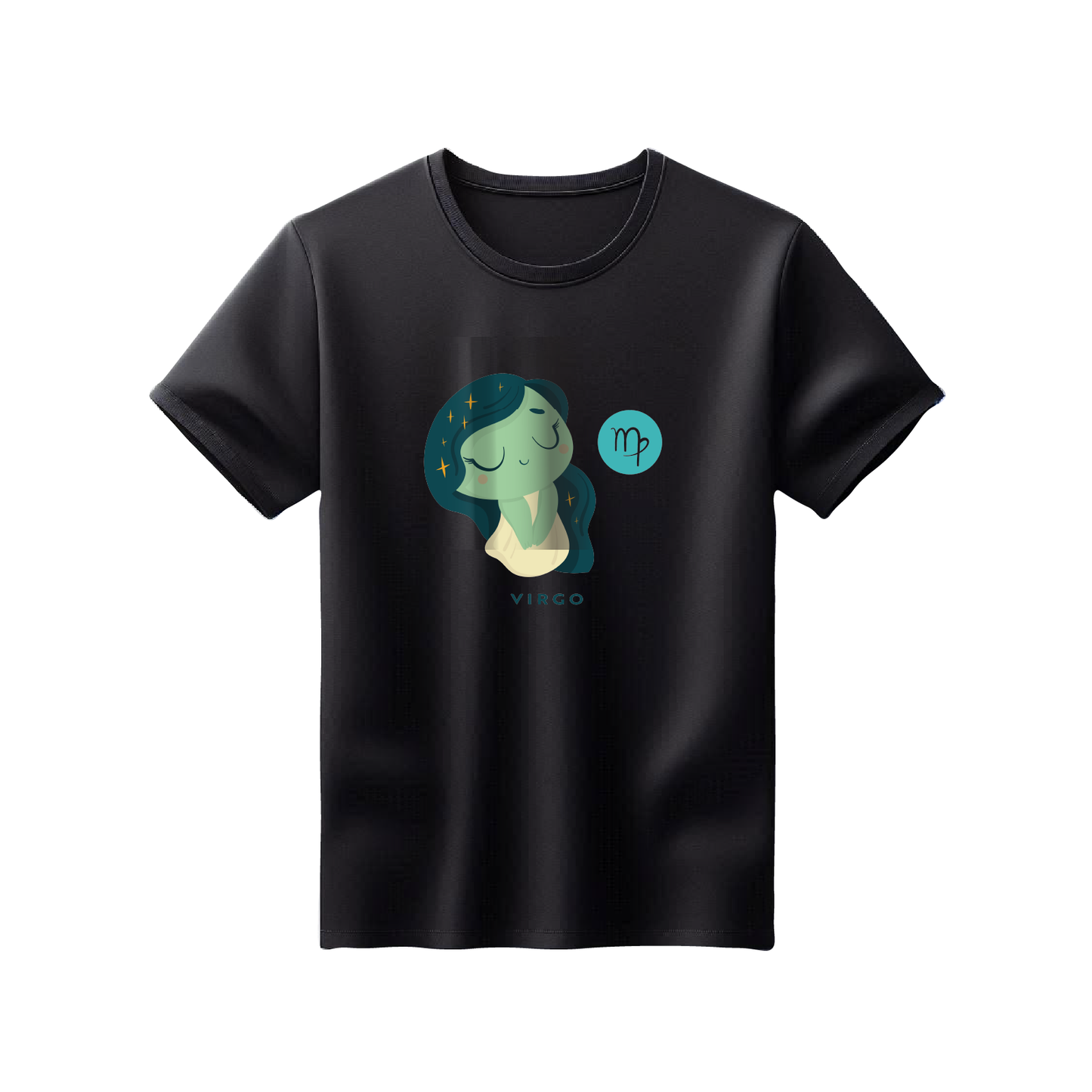 Zodiac Sign - Virgo - Printed 100% Cotton T-Shirt - Unisex