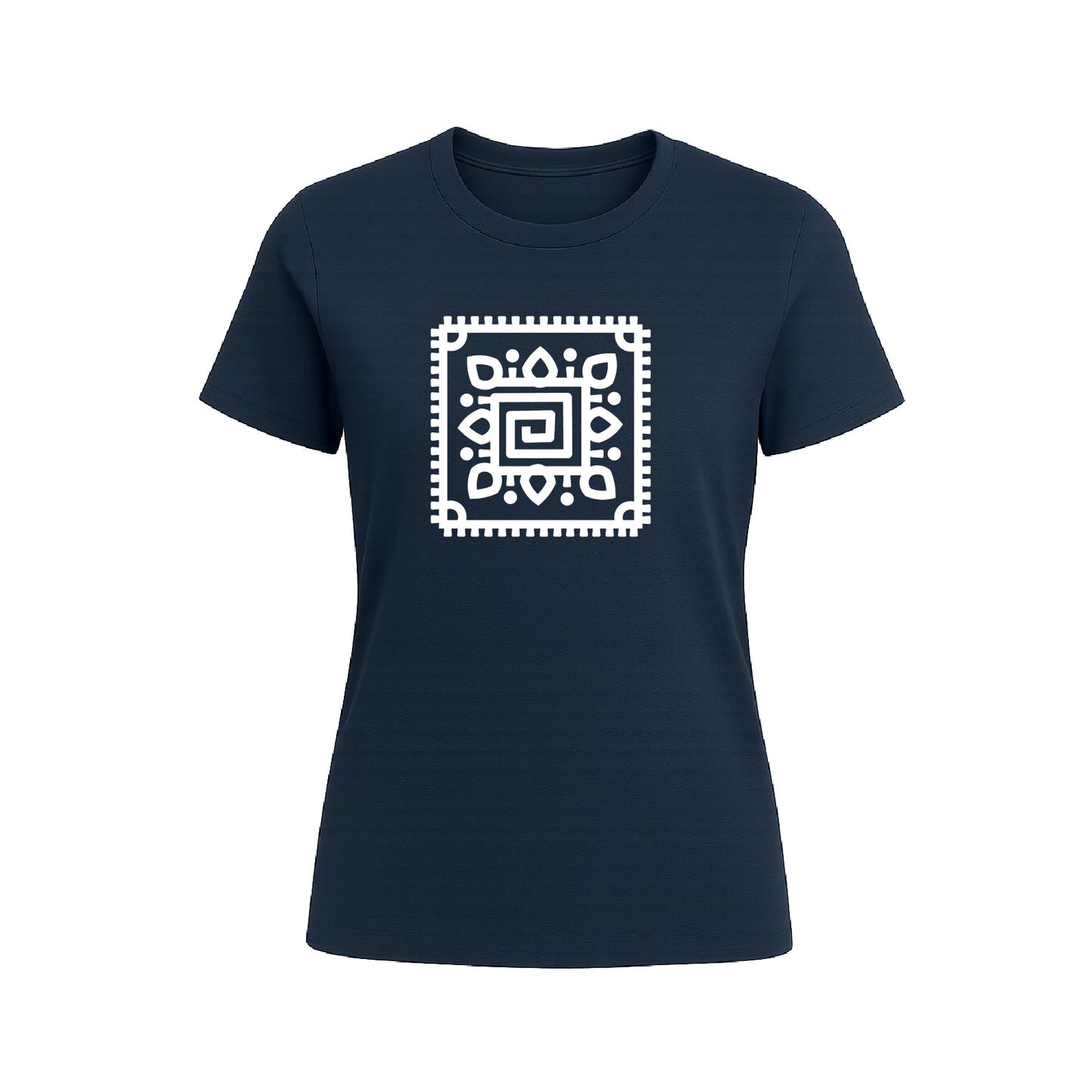 Alpona | Bengali Folk Art | Printed 100% Cotton Unisex T-Shirt - Style #3