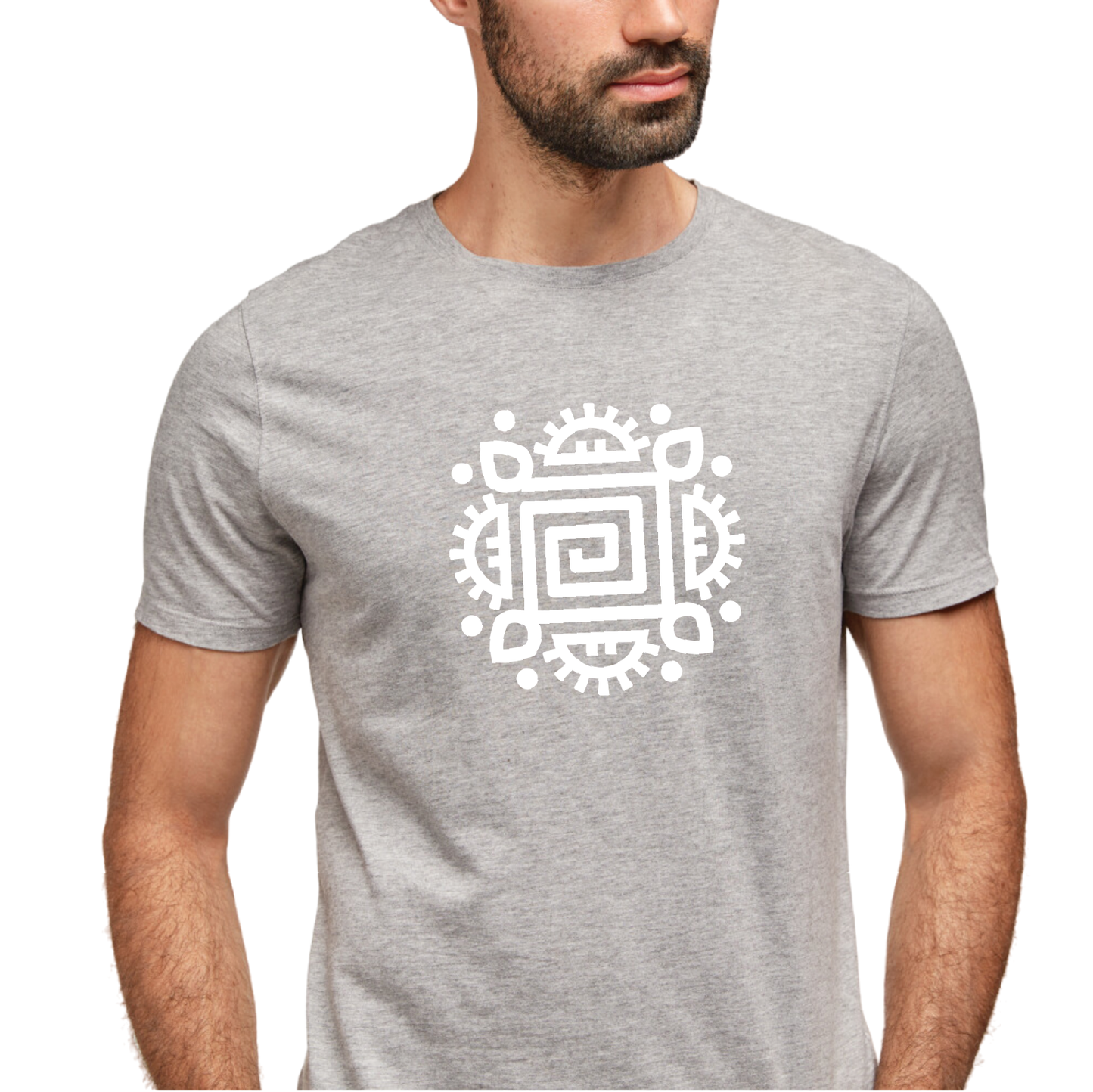 Alpona | Bengali Folk Art | Printed 100% Cotton Unisex T-Shirt - Style #7