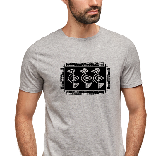 Shantiniketan - Style #1 - Printed 100% Cotton T-Shirt