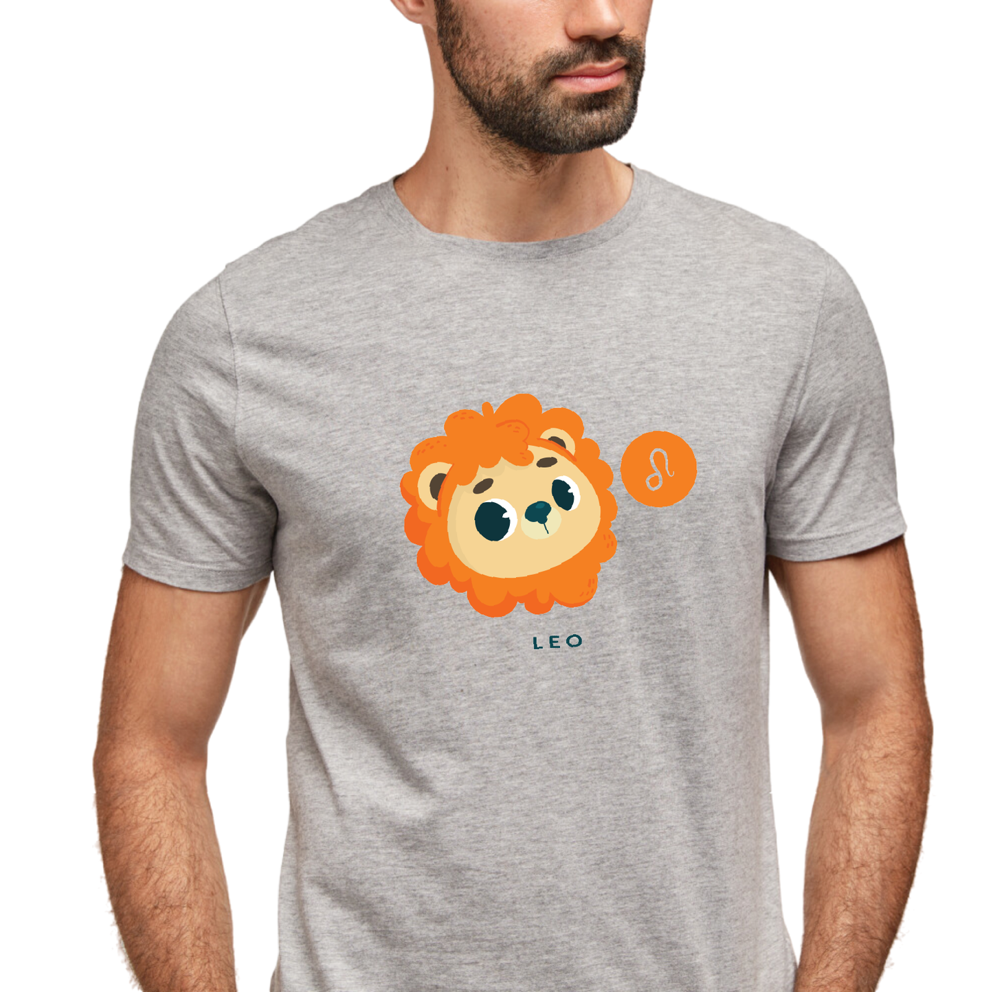 Zodiac Sign - Leo - Printed 100% Cotton T-Shirt - Unisex