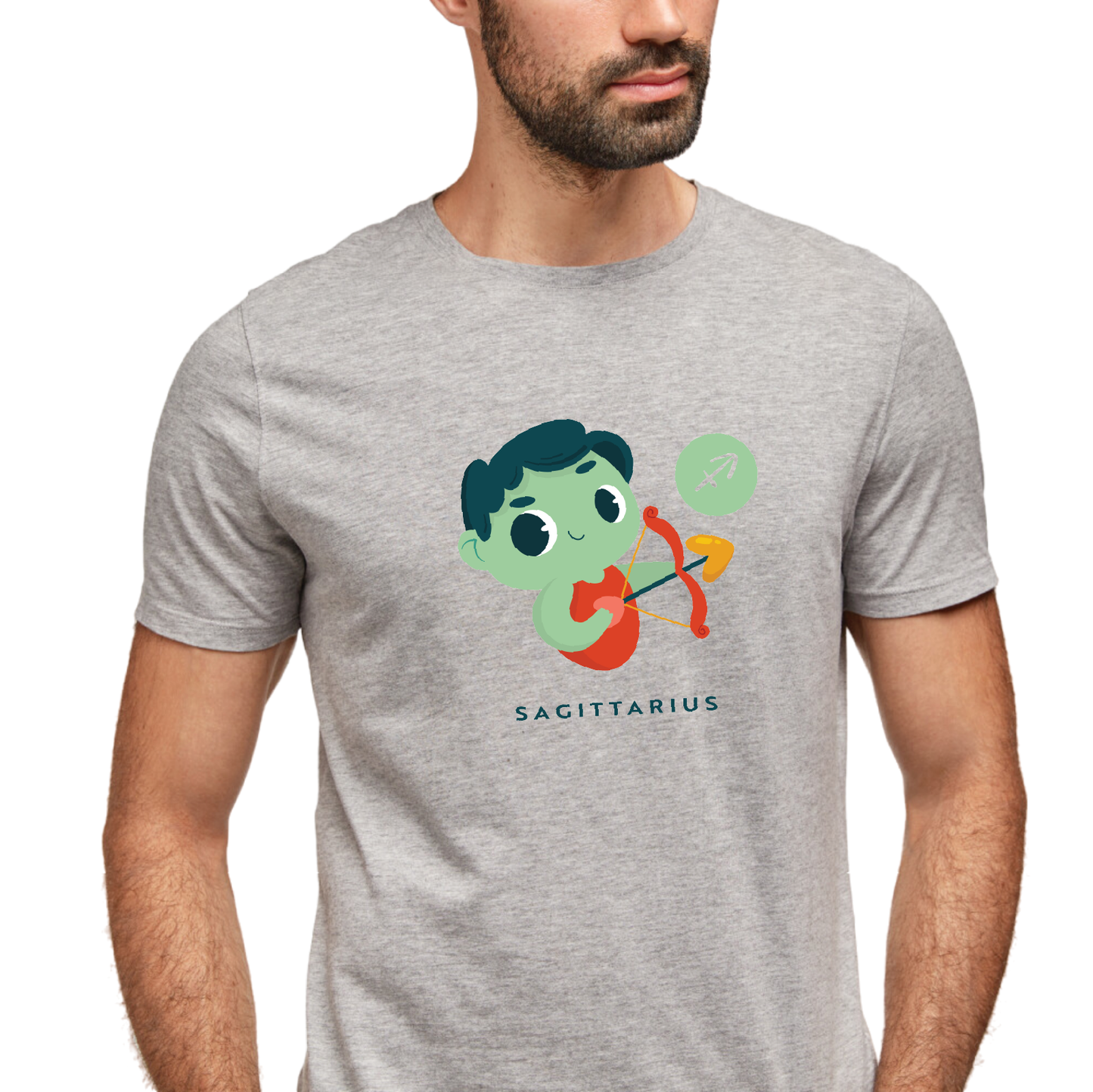 Zodiac Sign - Sagittarius - Printed 100% Cotton T-Shirt - Unisex