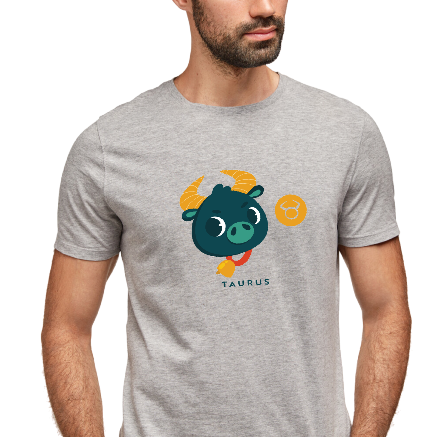 Zodiac Sign - Taurus - Printed 100% Cotton T-Shirt - Unisex
