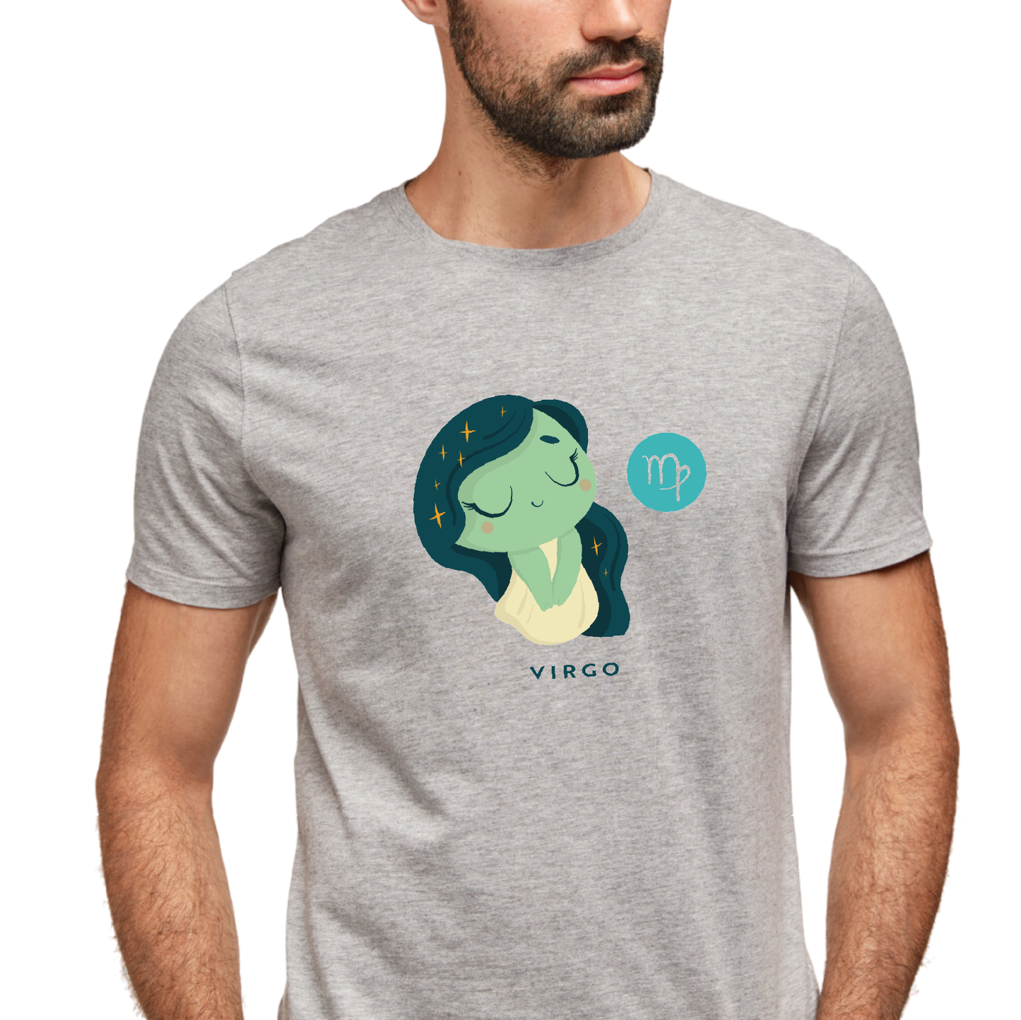 Zodiac Sign - Virgo - Printed 100% Cotton T-Shirt - Unisex
