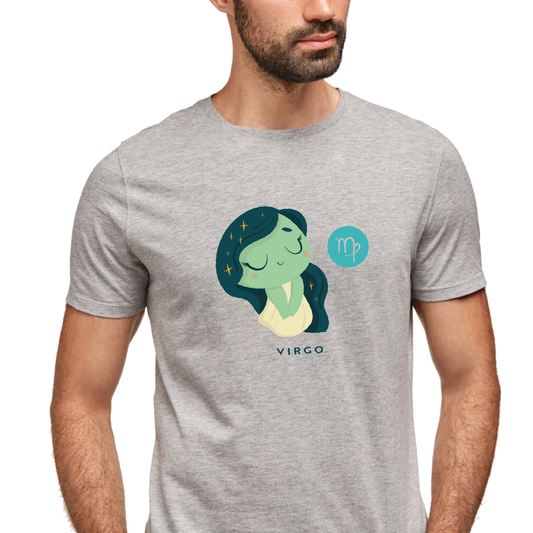 Zodiac Sign - Virgo - Printed 100% Cotton T-Shirt - Unisex