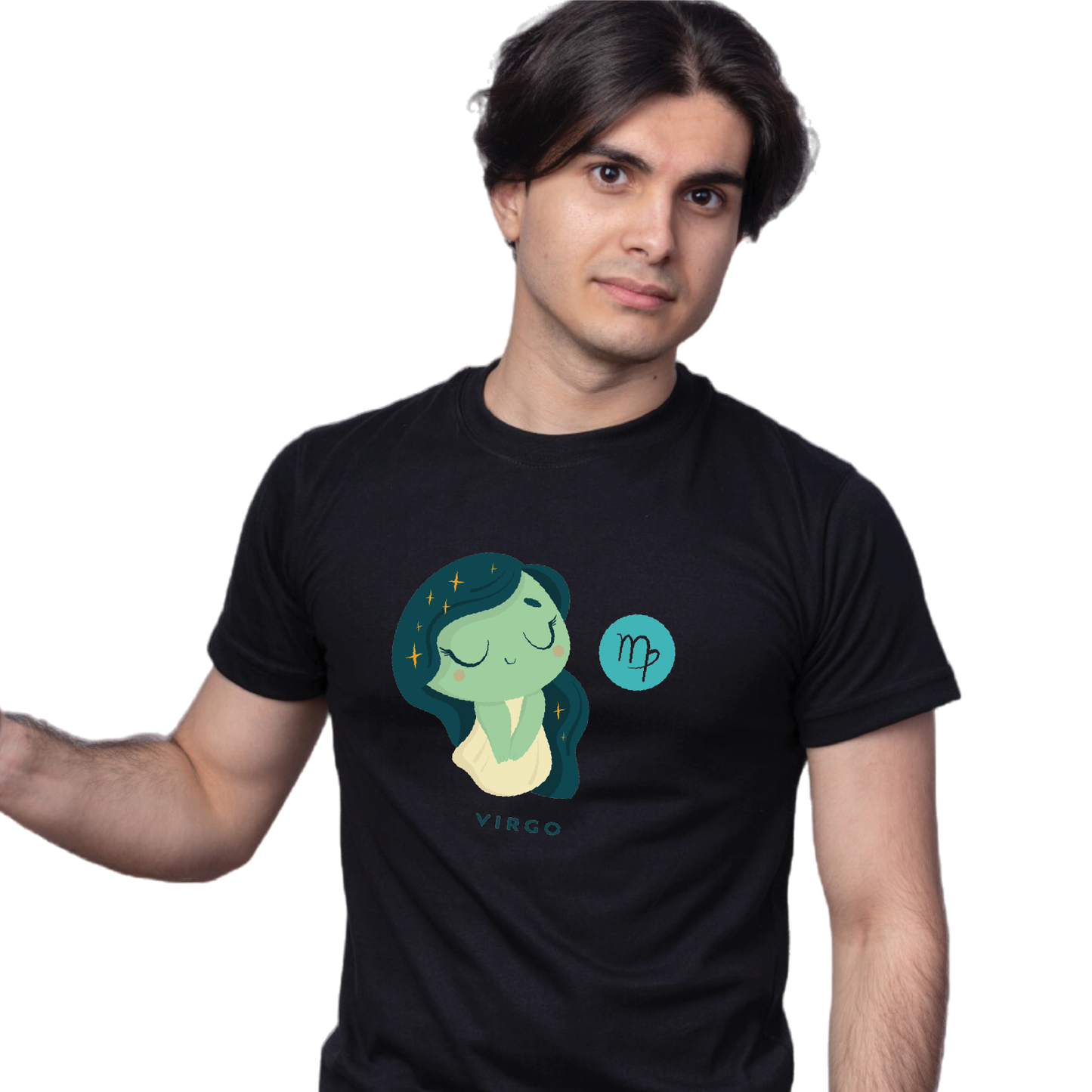Zodiac Sign - Virgo - Printed 100% Cotton T-Shirt - Unisex