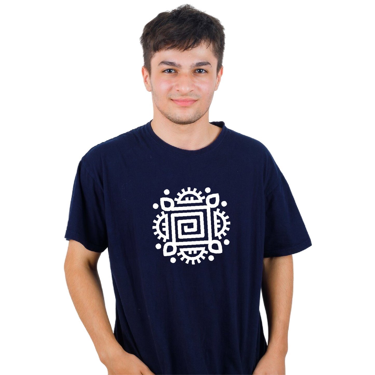 Alpona | Bengali Folk Art | Printed 100% Cotton Unisex T-Shirt - Style #7