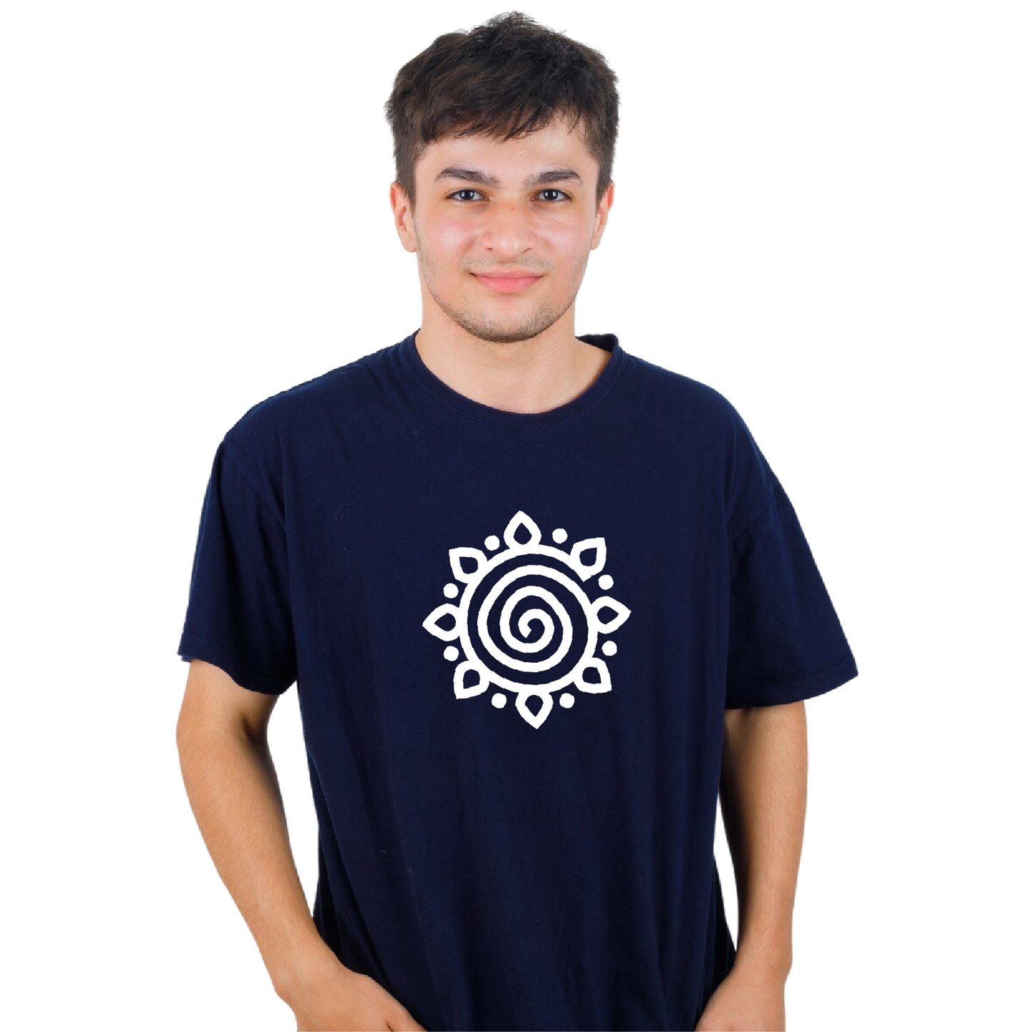 Alpona | Bengali Folk Art | Printed 100% Cotton Unisex T-Shirt - Style #8