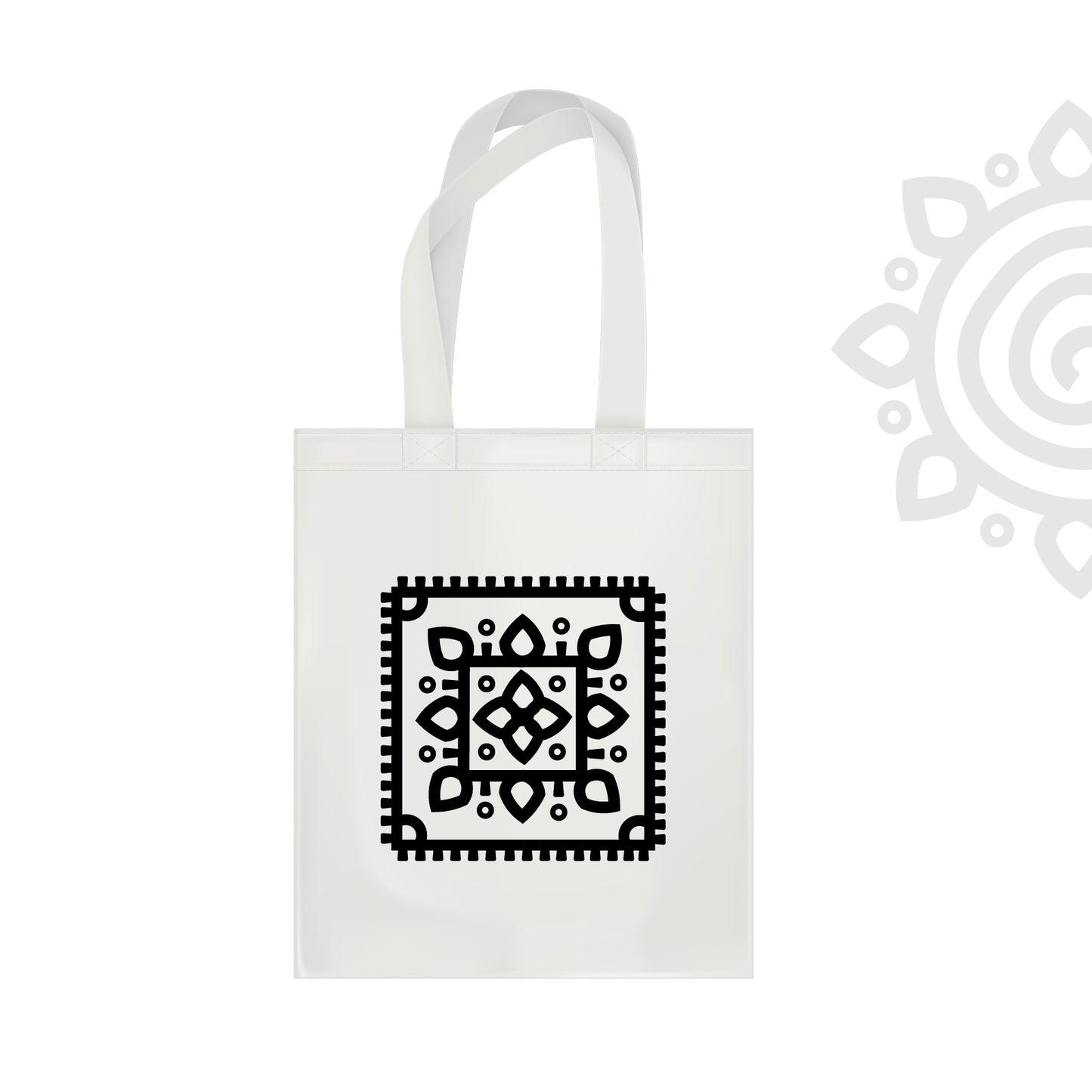 Cotton Canvas Tote Bag - 14"X16" - Style #3