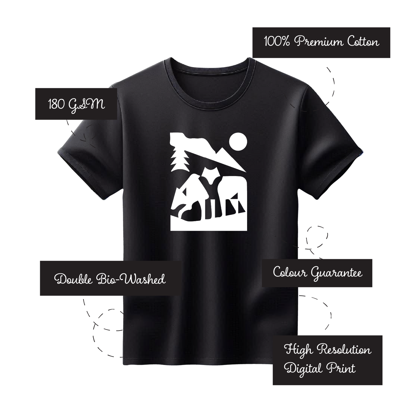 National Park - Style #5 - Printed 100% Cotton T-Shirt
