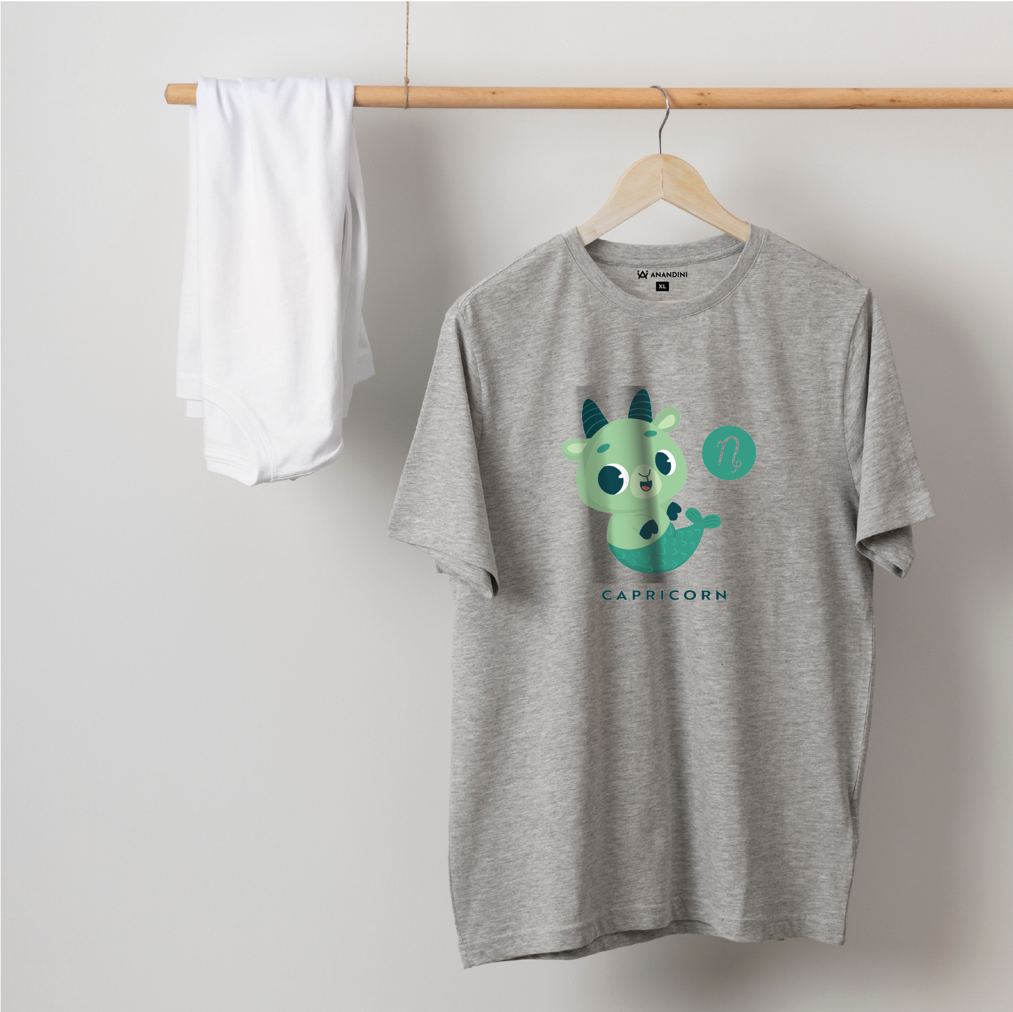 Zodiac Sign - Capricorn - Printed 100% Cotton T-Shirt - Unisex