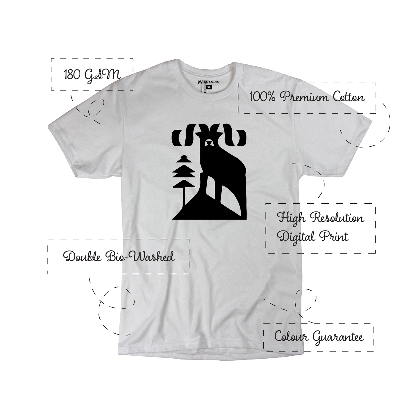 National Park - Style #1 - Mens Printed 100% Cotton T-Shirt