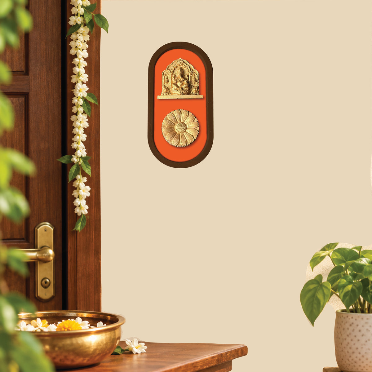 OM | Decorative Wall Plate | Sacred Door Hanging | For Home & Office | Style #6