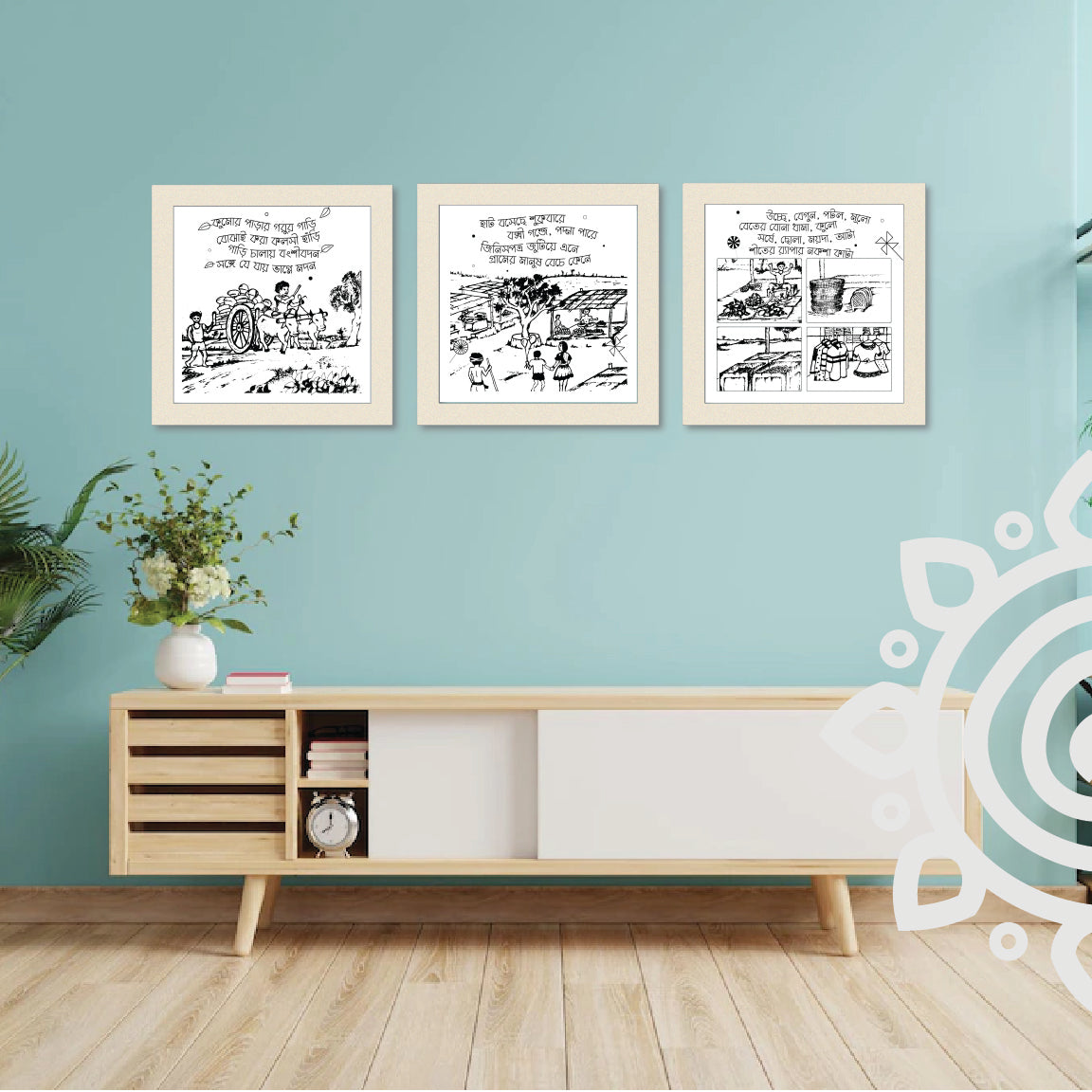 Combo Deal | Set of 3 | Essence of Bengal Framed Wall Art #1, #2 & #3 - 1 each