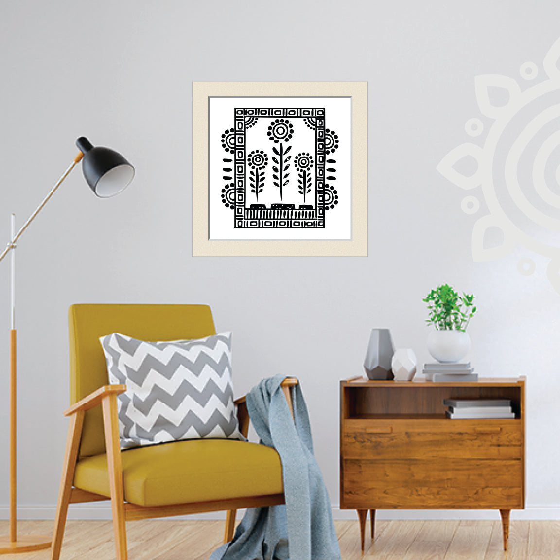 Shantiniketan | Wall Art for Home and Office Decoration | Style #3