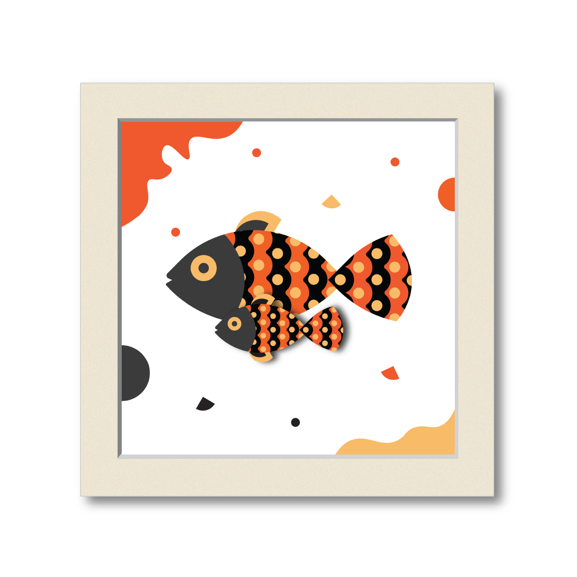 Fish Family Style #2 | Colorful Wall Art