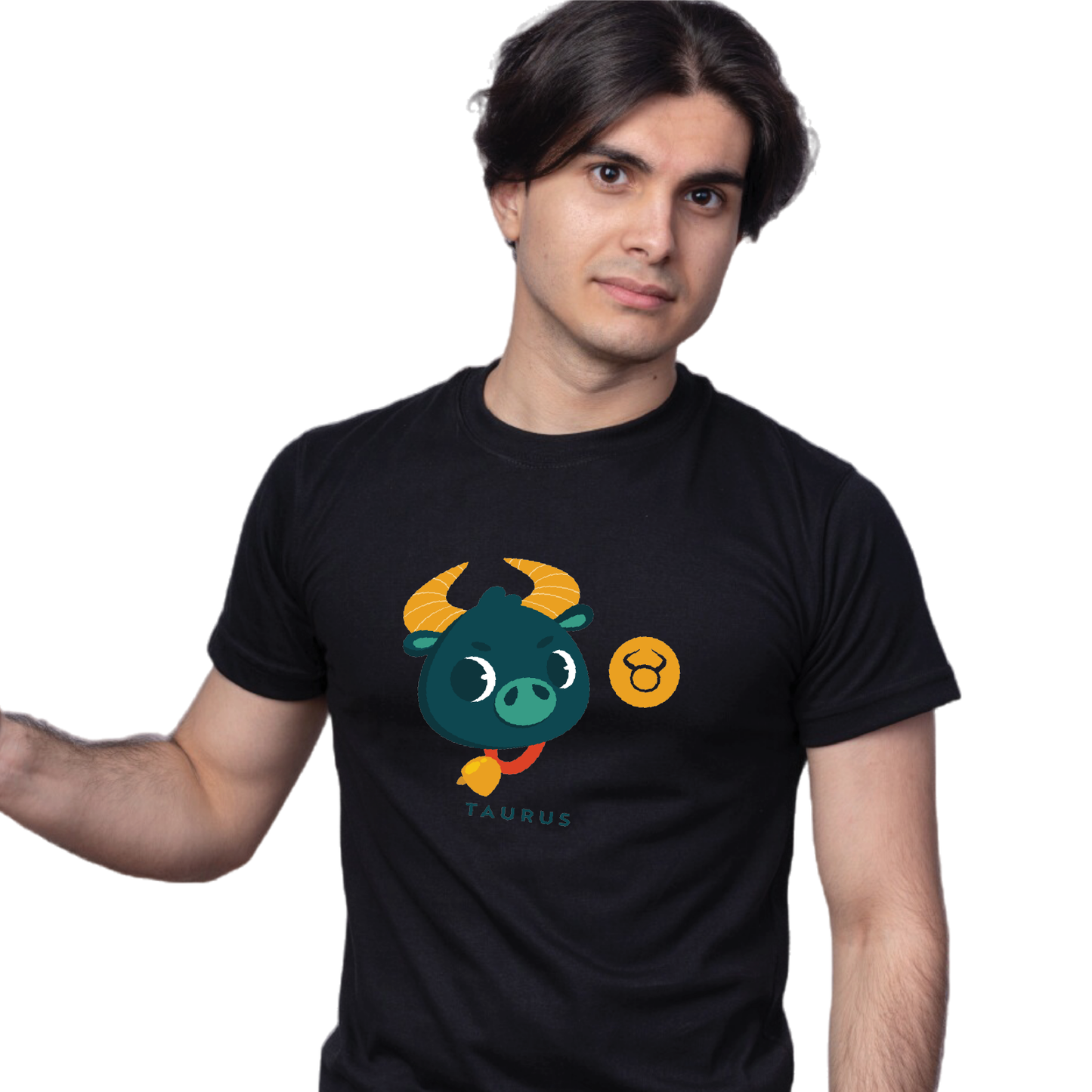 Zodiac Sign - Taurus - Printed 100% Cotton T-Shirt - Unisex