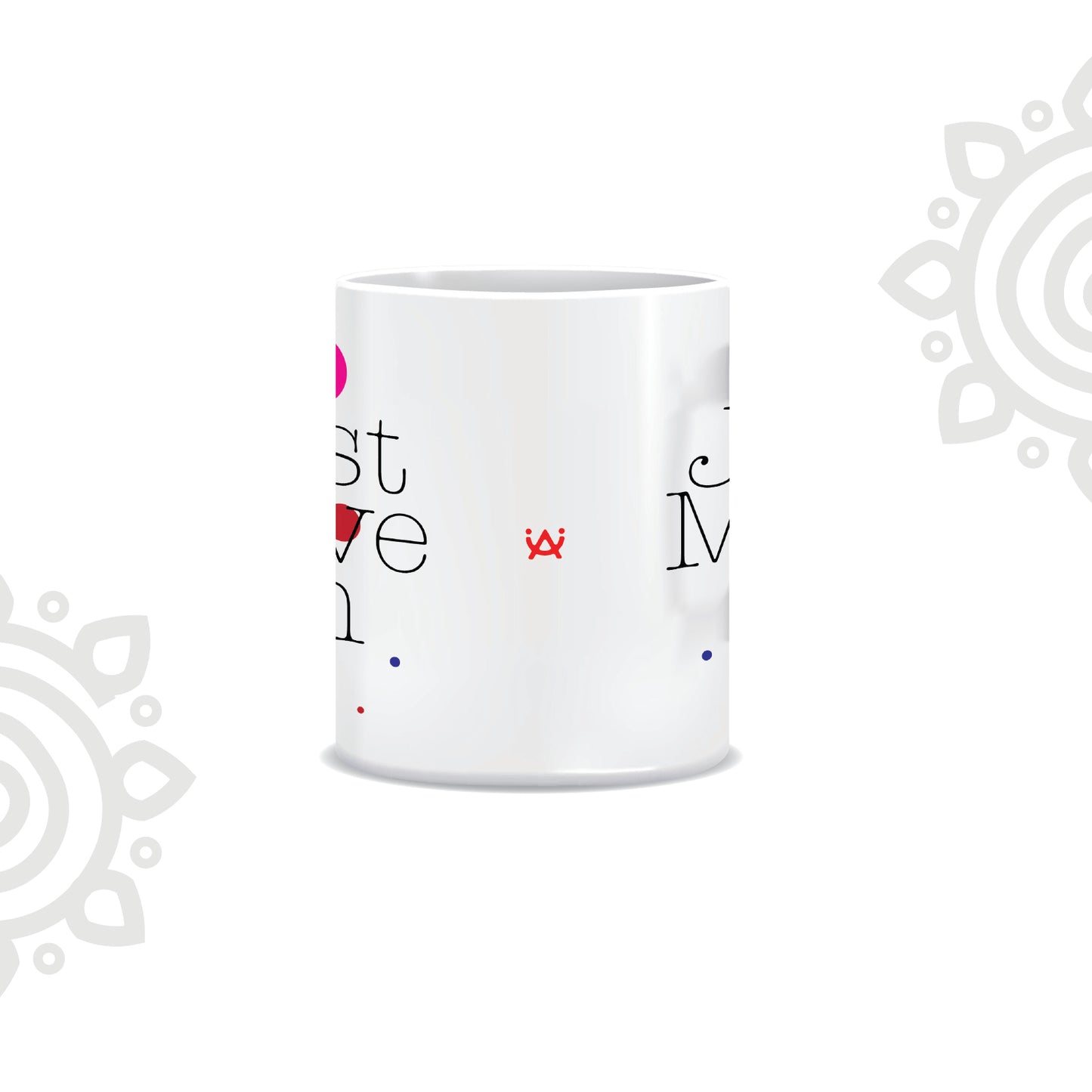 Just Move On | White Ceramic Coffee Mug | Printed | Motivational | 325 ML | Pack of 1