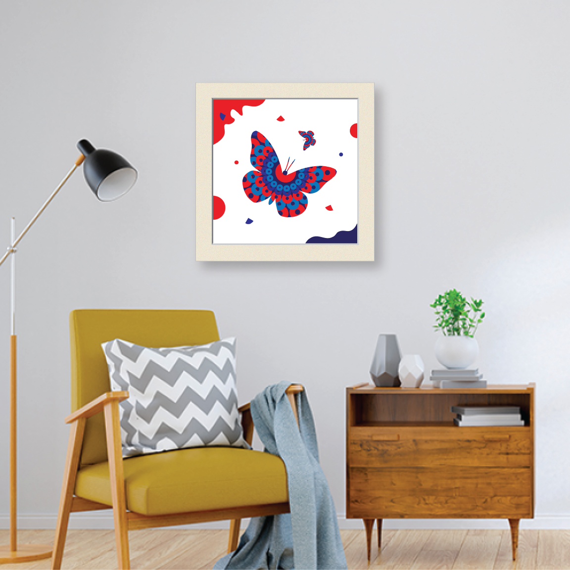 Butterfly | Home & Office Decoration | Colorful Wall Art