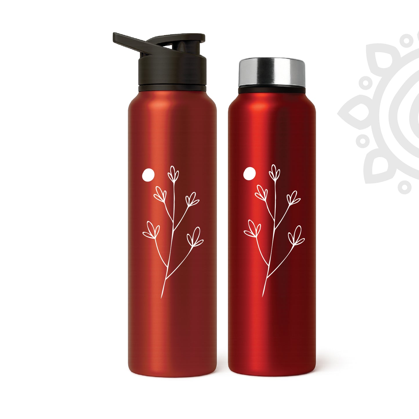 Shanti Neer | Designer Stainless Steel Water Bottle | Style #17