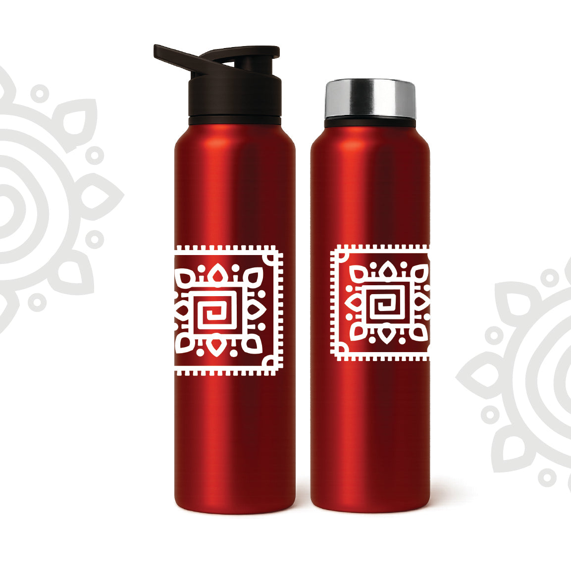 Shanti Neer | Designer Stainless Steel Water Bottle | Style #2