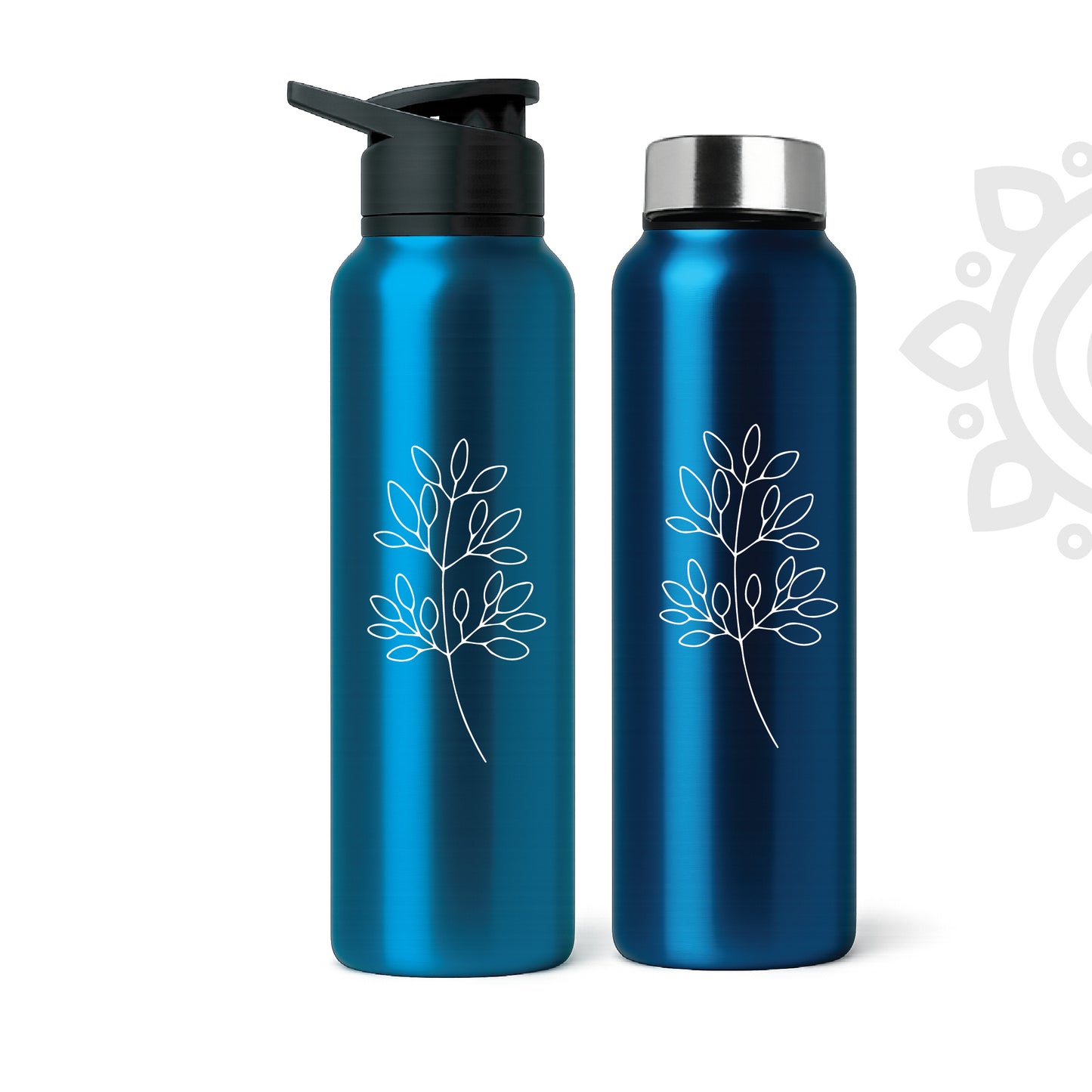 Shanti Neer | Designer Stainless Steel Water Bottle | Style #15