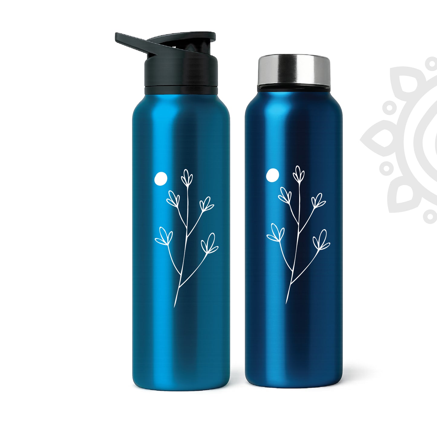 Shanti Neer | Designer Stainless Steel Water Bottle | Style #17