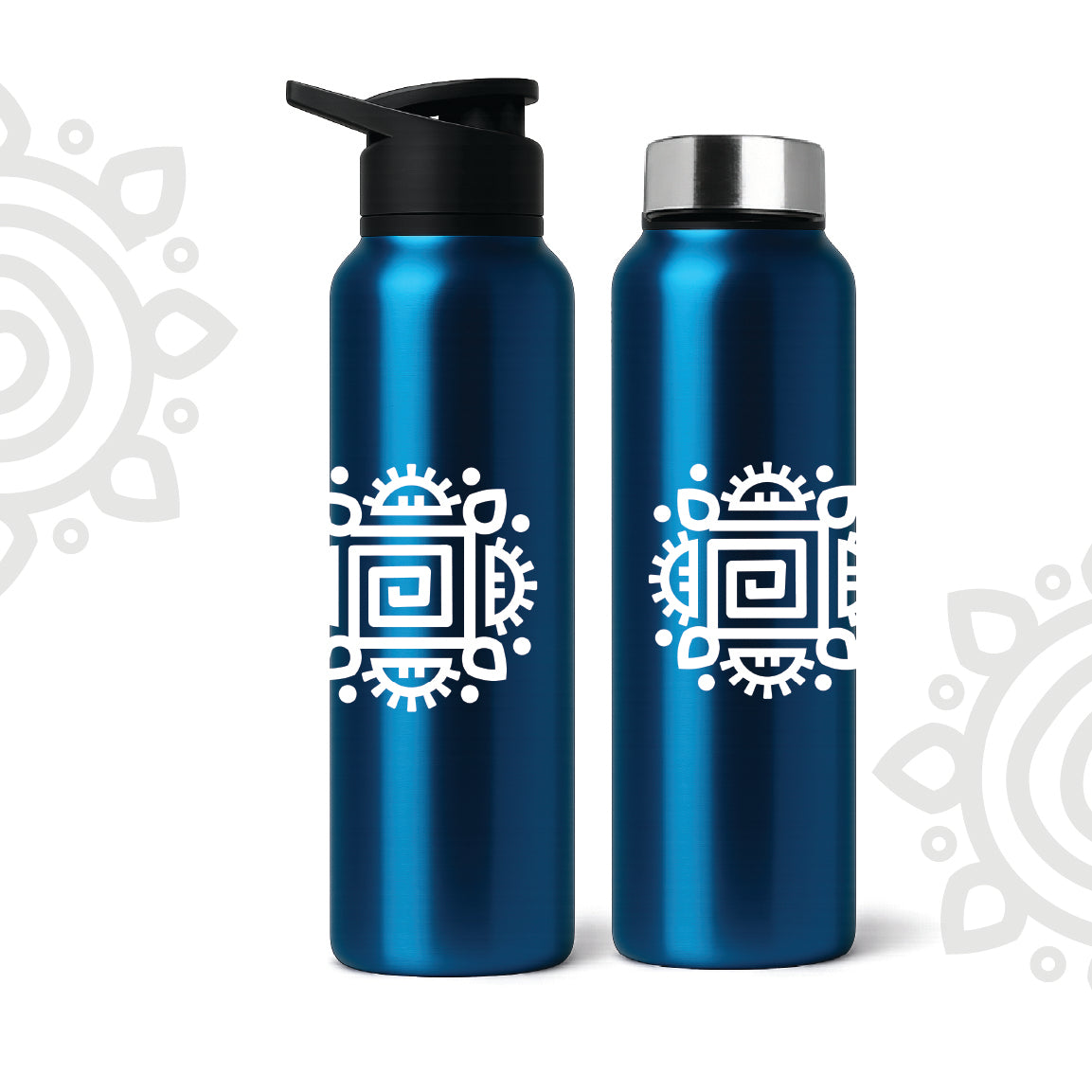 Shanti Neer | Designer Stainless Steel Water Bottle | Style #3