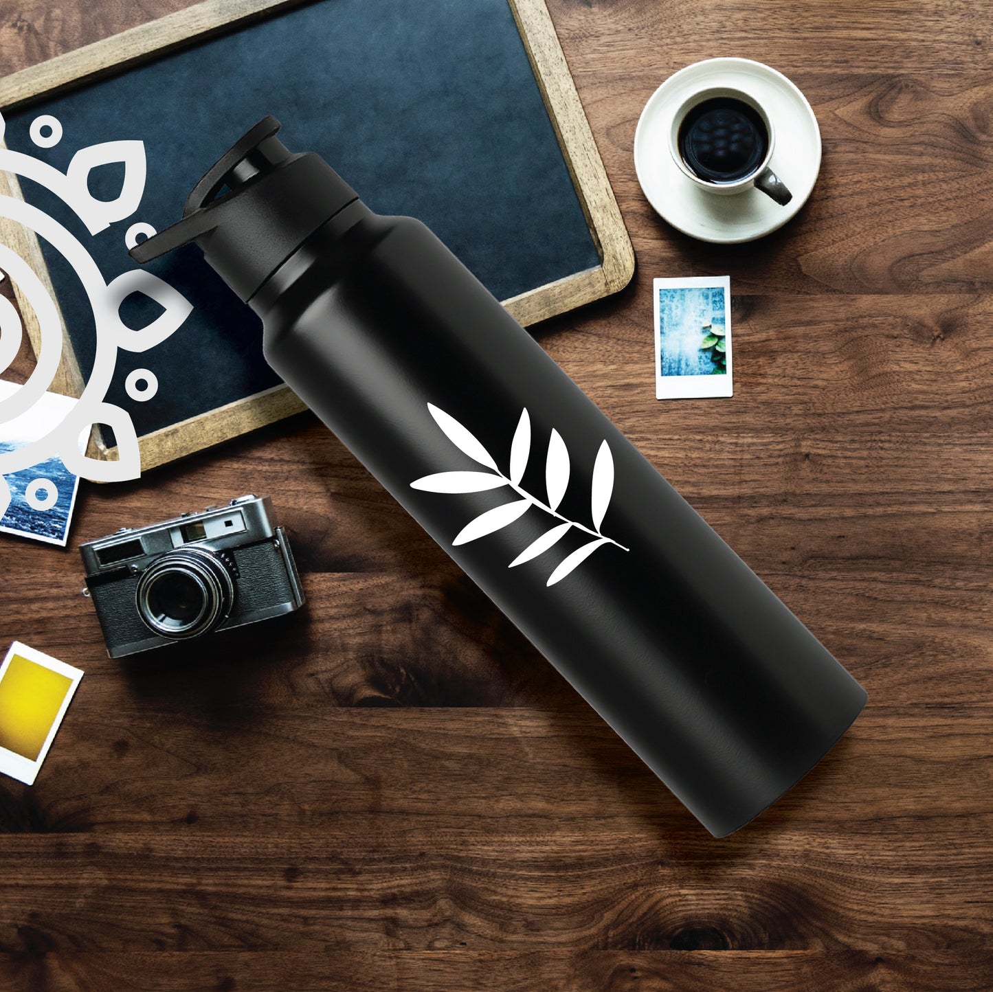 Shanti Neer | Designer Stainless Steel Water Bottle | Style #18