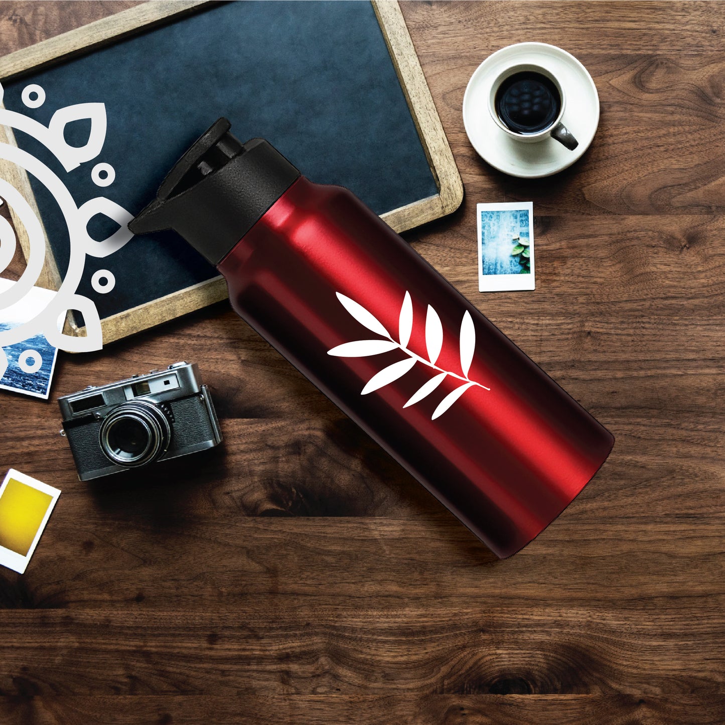 Shanti Neer | Designer Stainless Steel Water Bottle | Style #18