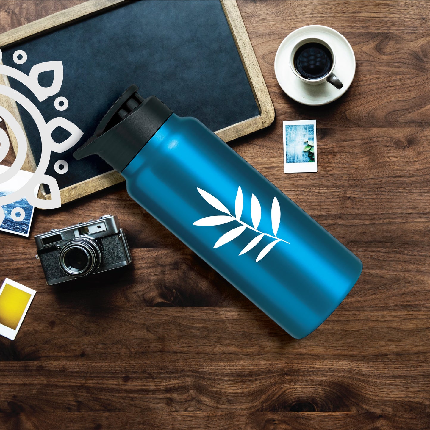 Shanti Neer | Designer Stainless Steel Water Bottle | Style #18