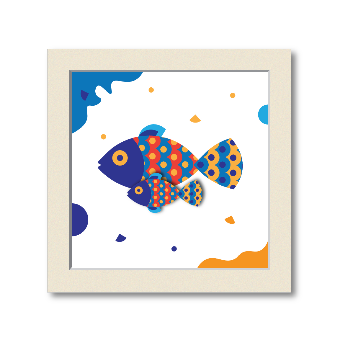 Fish Family | Colorful Wall Art