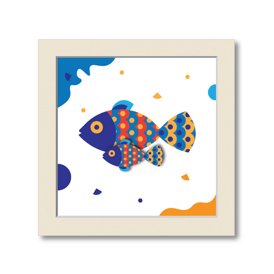 Fish Family | Colorful Wall Art