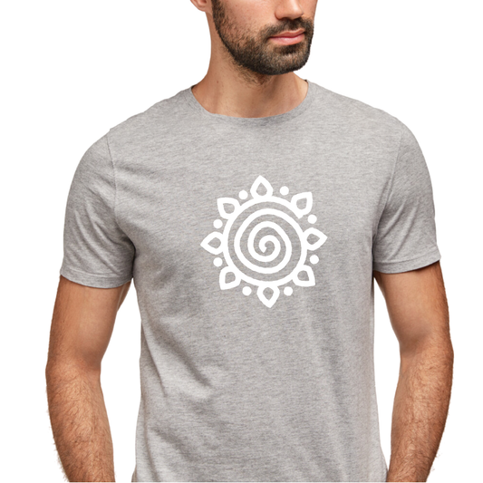 Alpona | Bengali Folk Art | Printed 100% Cotton Unisex T-Shirt - Style #8