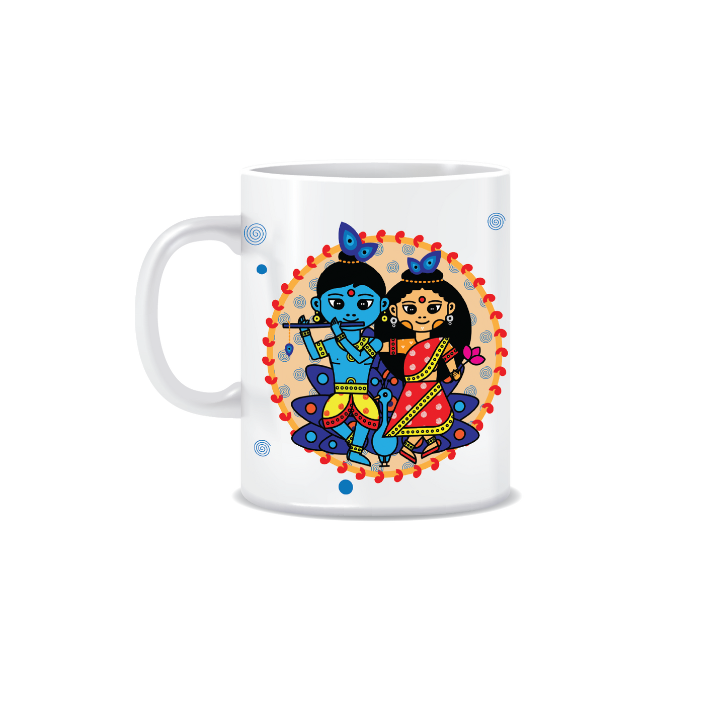 Radha Krishna - 1 | Hare Krishna | Printed Ceramic Coffee Mug