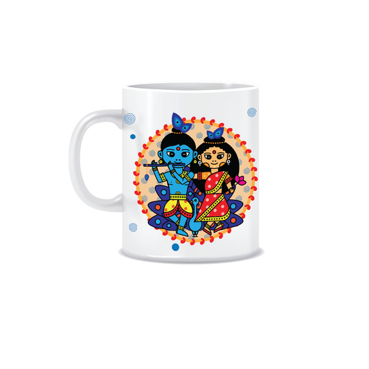 Radha Krishna - 1 | Hare Krishna | Printed Ceramic Coffee Mug