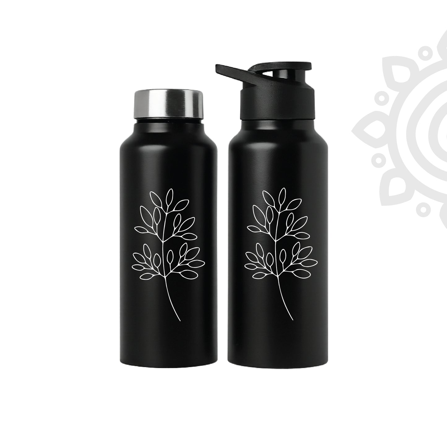 Shanti Neer | Designer Stainless Steel Water Bottle | Style #15
