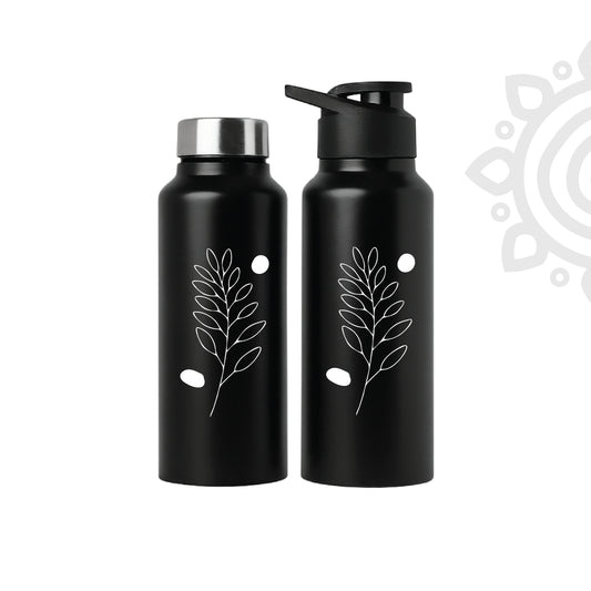 Shanti Neer | Designer Stainless Steel Water Bottle | Style #16