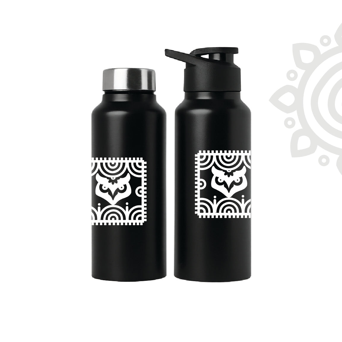Shanti Neer | Designer Stainless Steel Water Bottle | Style #5