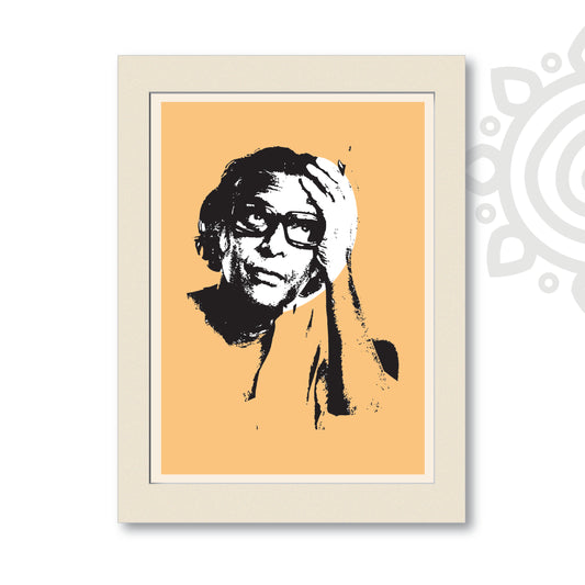 Portrait of Mrinal Sen | Bengali Literature Wall Art