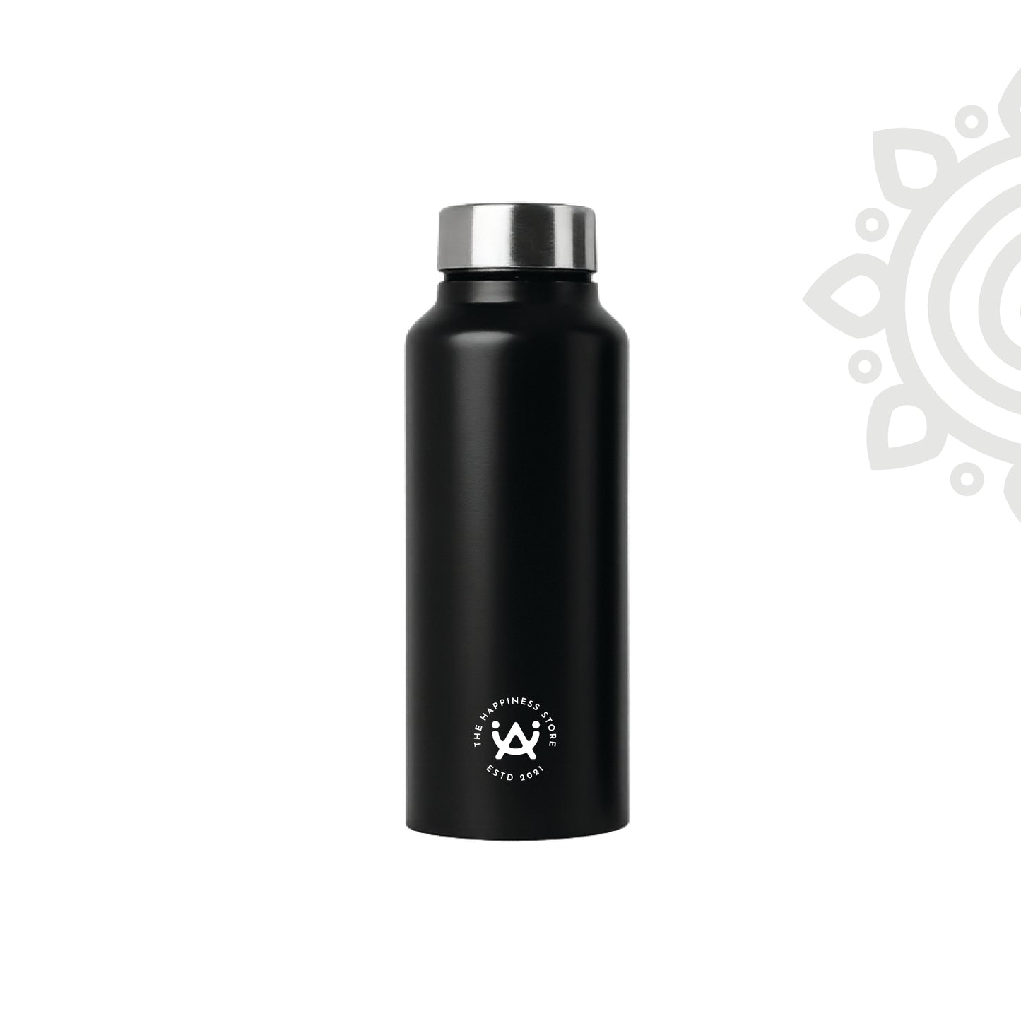 Shanti Neer | Plain Stainless Steel Water Bottle | 750 ML | Set of 1