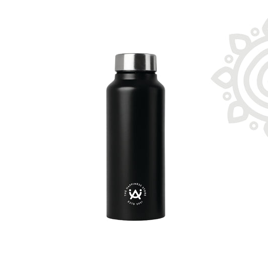 Shanti Neer | Plain Stainless Steel Water Bottle | 750 ML | Set of 1