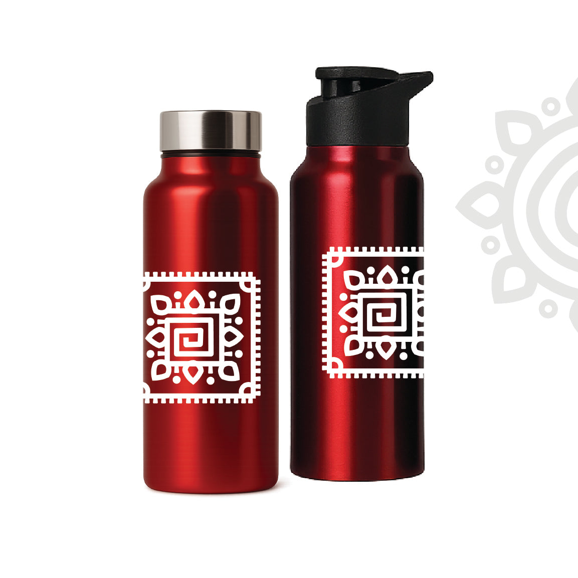 Shanti Neer | Designer Stainless Steel Water Bottle | Style #2