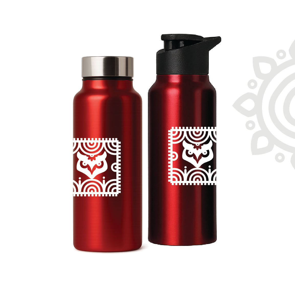 Shanti Neer | Designer Stainless Steel Water Bottle | Style #5