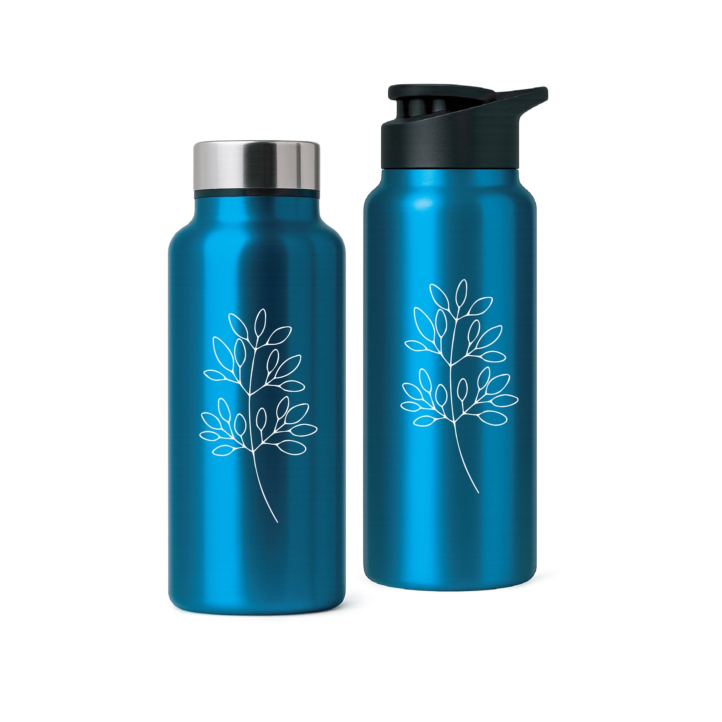 Shanti Neer | Designer Stainless Steel Water Bottle | Style #15