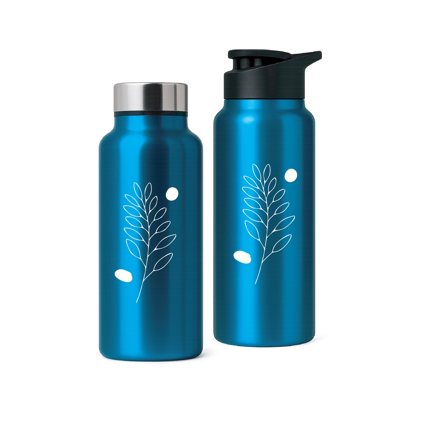 Shanti Neer | Designer Stainless Steel Water Bottle | Style #16